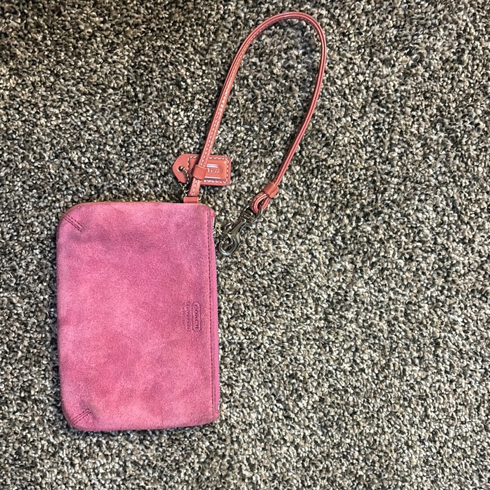 Coach Pink Wristlet